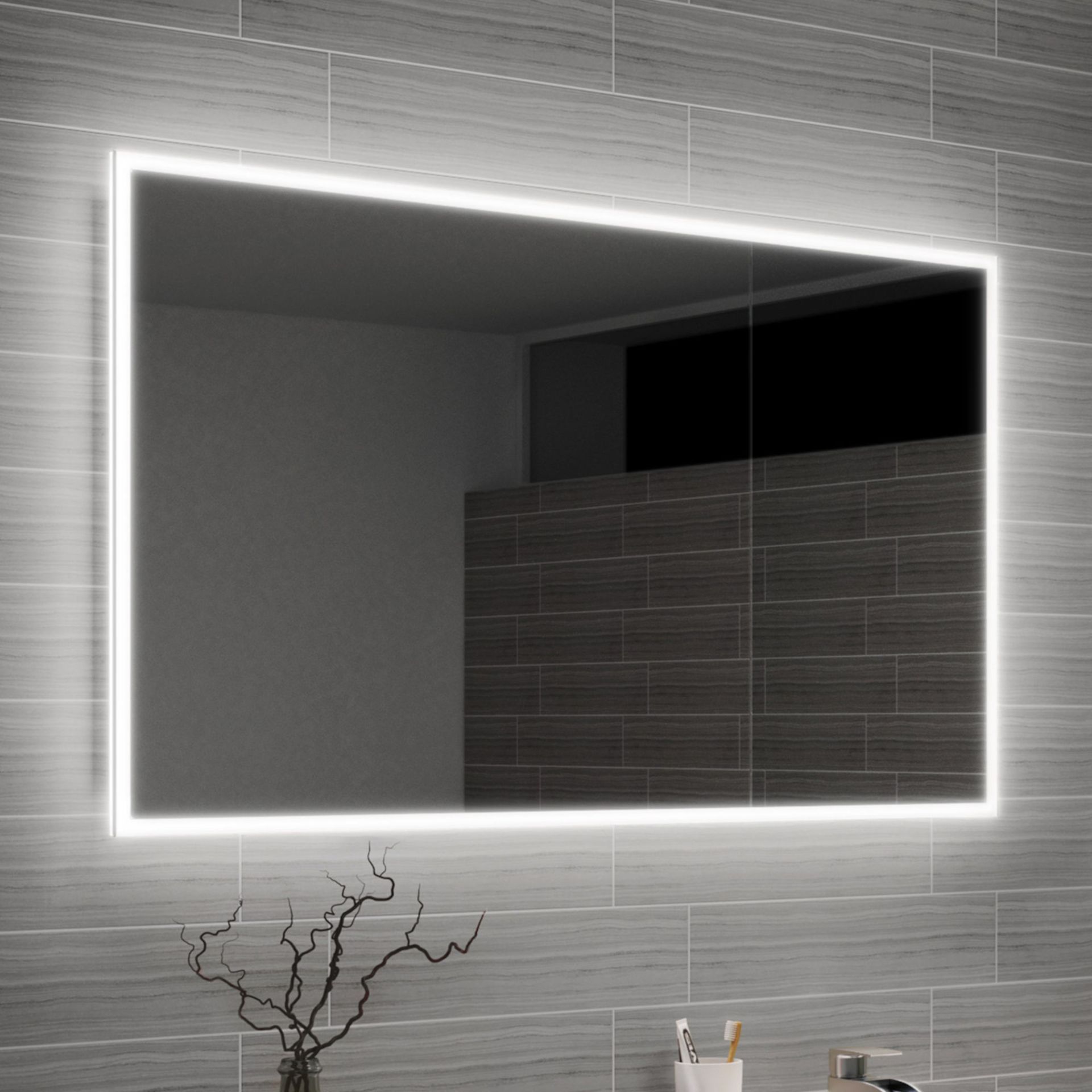 New 600x1000 Nova Illuminated Led Mirror. Rrp £499.99.Ml7006.We Love This Mirror As It Provid...
