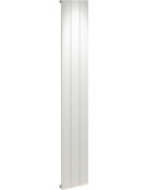 NEW (C109) Vertical Radiator Alulite Flat White 2337BTU 685W 1800x280mm . Contemporary aluminiu...