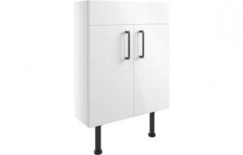 New (Z120) Alba Slim Vanity Unit 600mm White Gloss RRP £245.00 Type: Slim Vanity Unit Style: ...