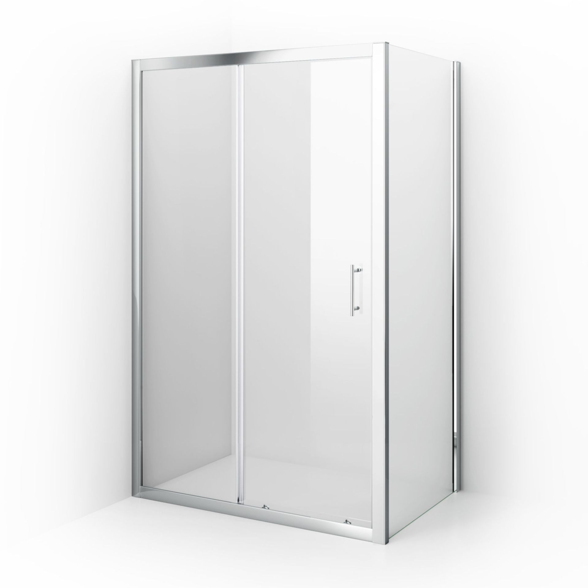 New Twyford 1200x900mm - 6mm - Elements Sliding Door Shower Enclosure. Rrp £549.99. 6mm Safety... - Image 3 of 3