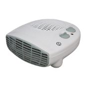 New (A156) Manrose Freestanding Fan Heater 2000W. Portable, Compact Floor Standing Fan Heater W...