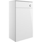 New (F129) Volta 500mm Floor Standing Wc Unit Ð White Gloss. Volta Combines Contemporary Styl...