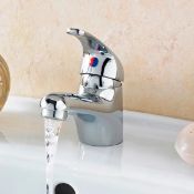 New (F76) Elore Mono Basin Mixer Tap. The Elore Basin Sink Mono Mixer Tap Is A Beautiful And El...