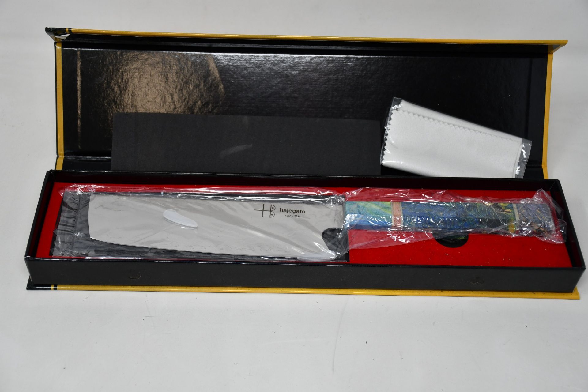 Hajegato Damascus 7"" Nakiri Chefs knife
