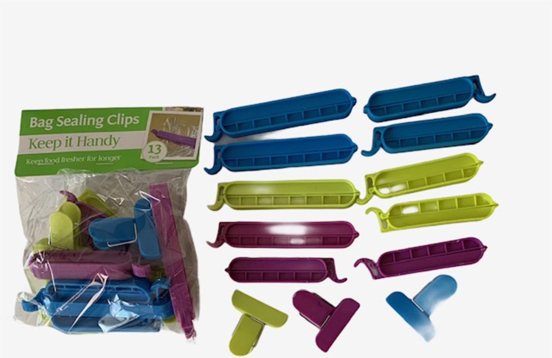 10 x Packets Of Bag Sealing Clips - brand New