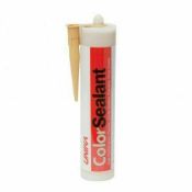 1000 unika colorsealant cs4235 cherry wood 310ml acrylic gap filler mastic. wood colours-waterproof