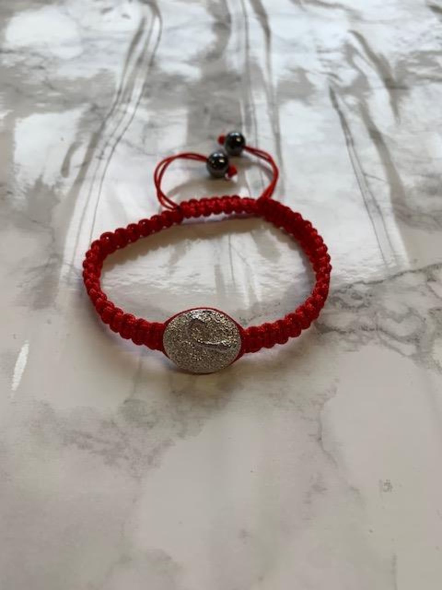 25 x Snake (Black Bead Ends) Chinese Zodiac Year Adjustable Red Beaded Bracelet