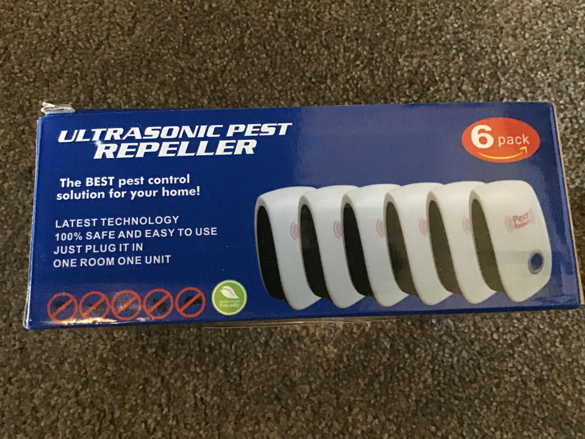 New Ultrasonic Pest Repeller 6 Pack