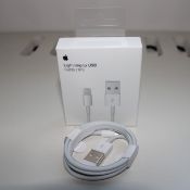 Lot of 100 Apple iPhone and iPad chargers