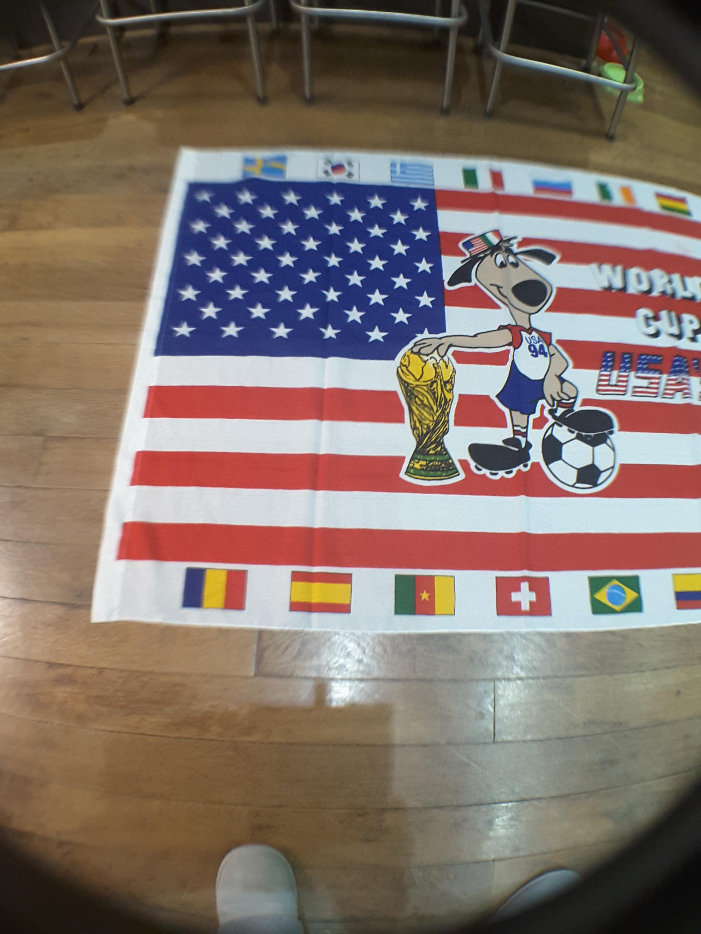 FIFA WORLD CUP USA 94 COCA COLA VINTAGE FLAG - Image 3 of 4