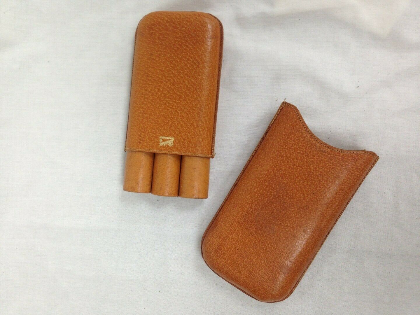 VINTAGE CIGAR LEATHER HOLDER CASE - Image 7 of 7