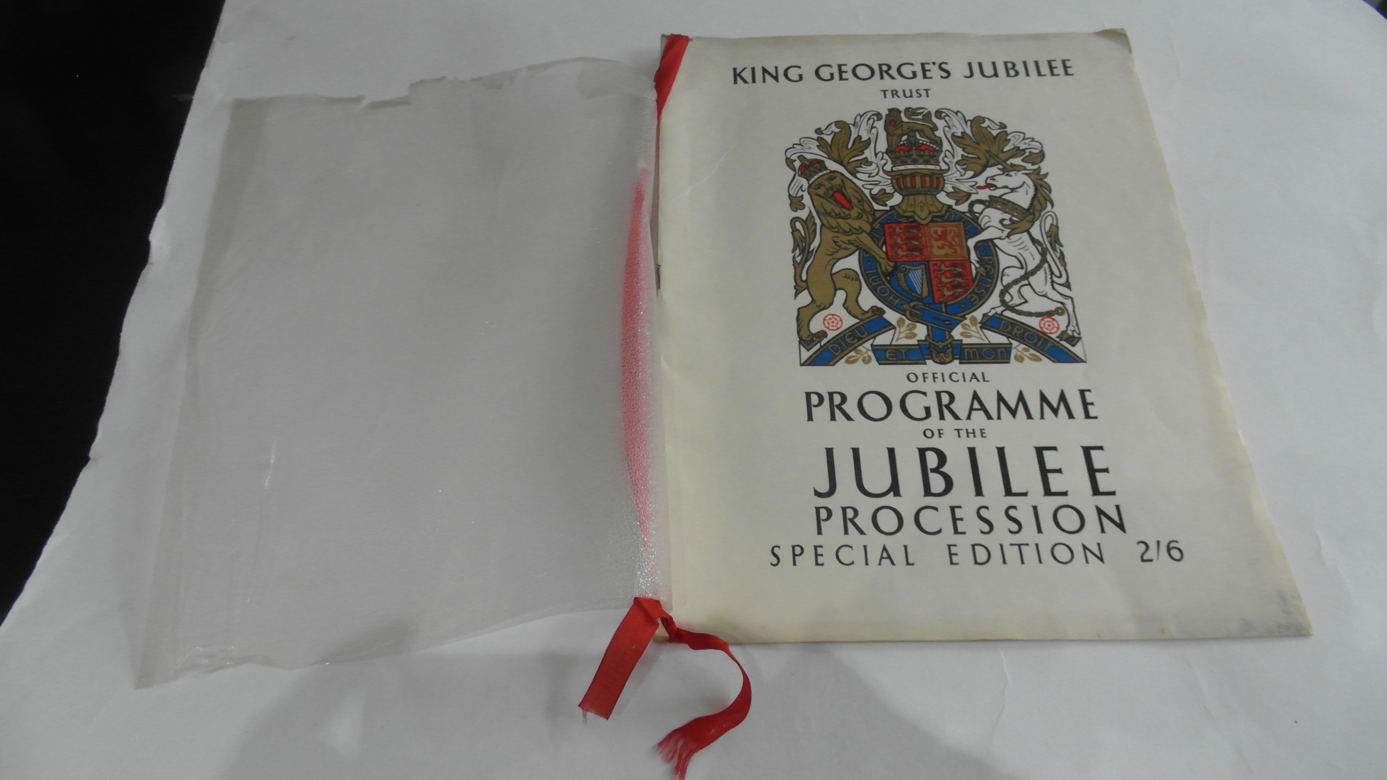 1935 KING GEORGE V JUBILEE PROCESSION PROGRAM - SPECIAL EDITION - Image 2 of 9