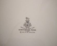 Royal Doulton large serving plate Centennial Rose pattern