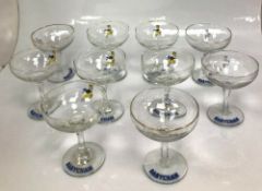 COLLECTION OF 6 VINTAGE BABYCHAM GLASSES