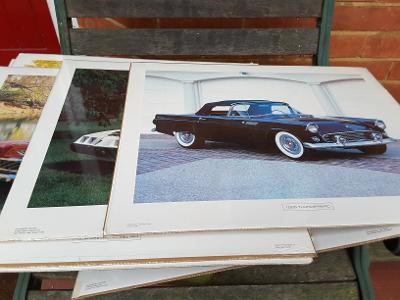 VINTAGE POWER GRAPHICS AMERICAN CAR POSTERS X 10 - Image 3 of 10
