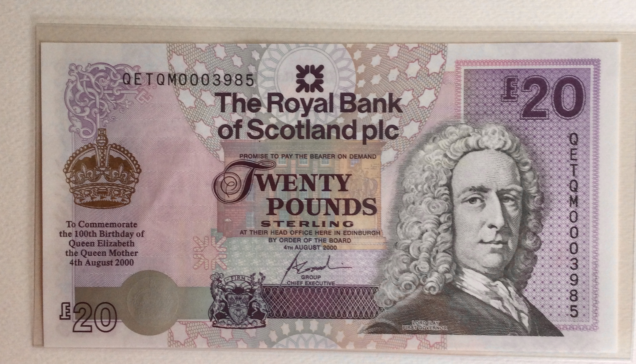 Limited Edition £20 Banknote - Image 3 of 6