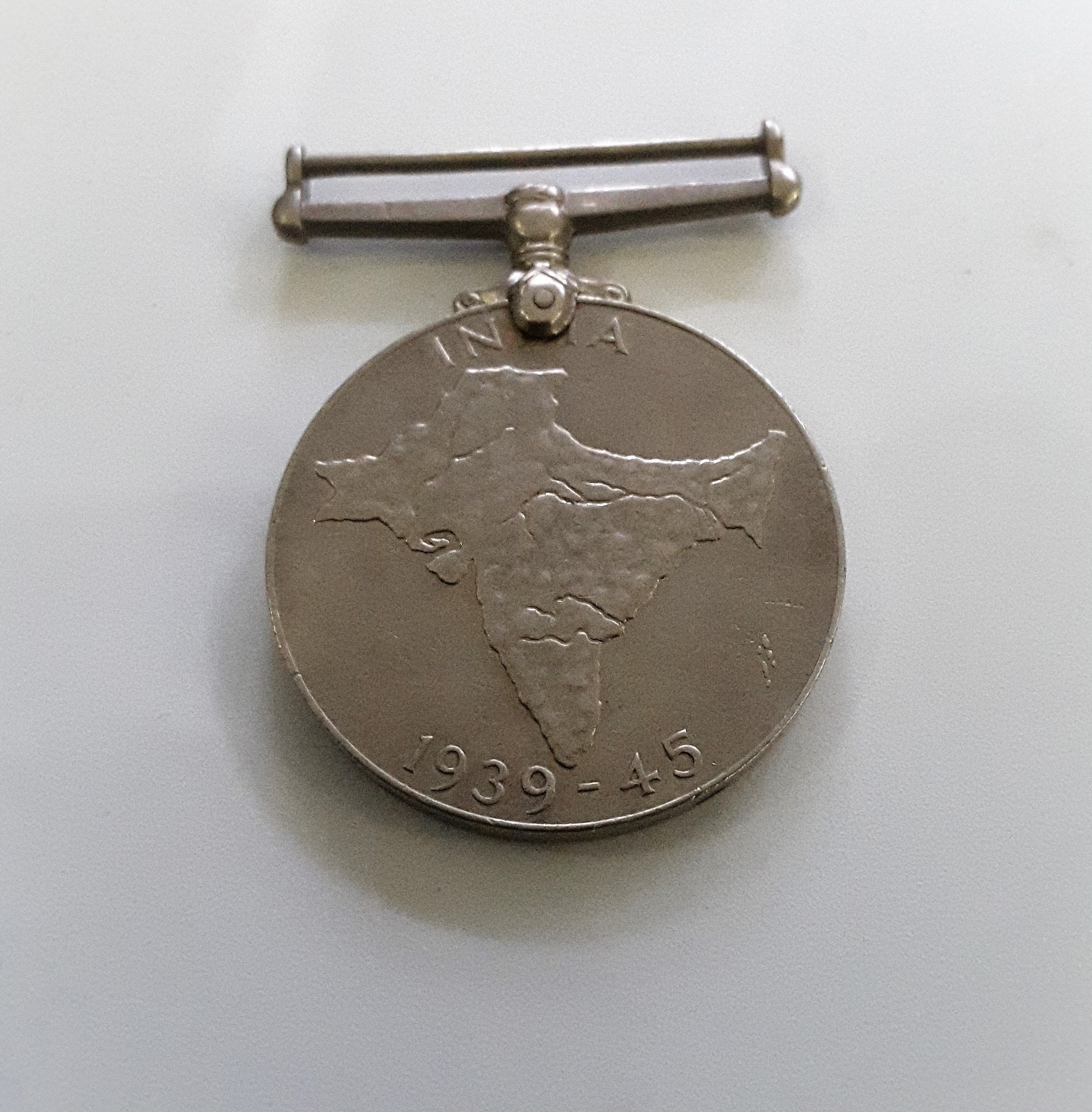 INDIAN SILVER WAR SERVICE MEDAL 1939-1945 - Image 2 of 2