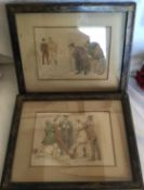 Proctorising art framed Pictures by C B Brook 1891 two framed Pictures signed Victorian