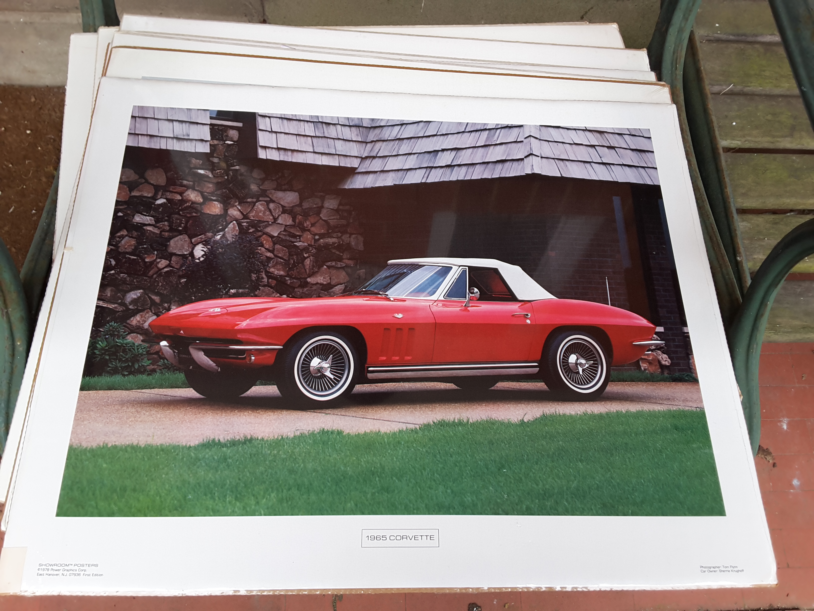 VINTAGE POWER GRAPHICS AMERICAN CAR POSTERS X 10 - Image 2 of 10