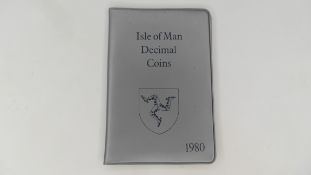 1980 ISLE OF MAN DECIMAL COINS