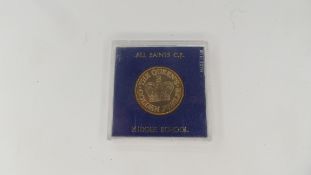 ALL SAINTS CE SCHOOL 2002 GOLDEN JUBILEE MEDAL