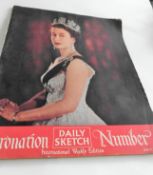 DAILY SKETCH INTERNATIONAL WEEKLY EDITION MAGAZINE JUNE 6th 1953.