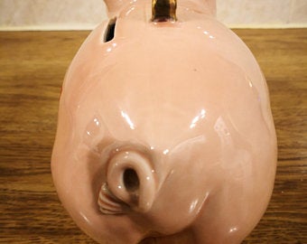 Wade Brittania piggy bank with stopper - Image 5 of 6