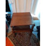 Monks Oak Table Chair circa 1900