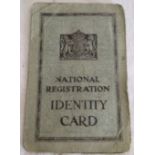 National Registration Identity Card 1943 Webber Bristol FR 465598