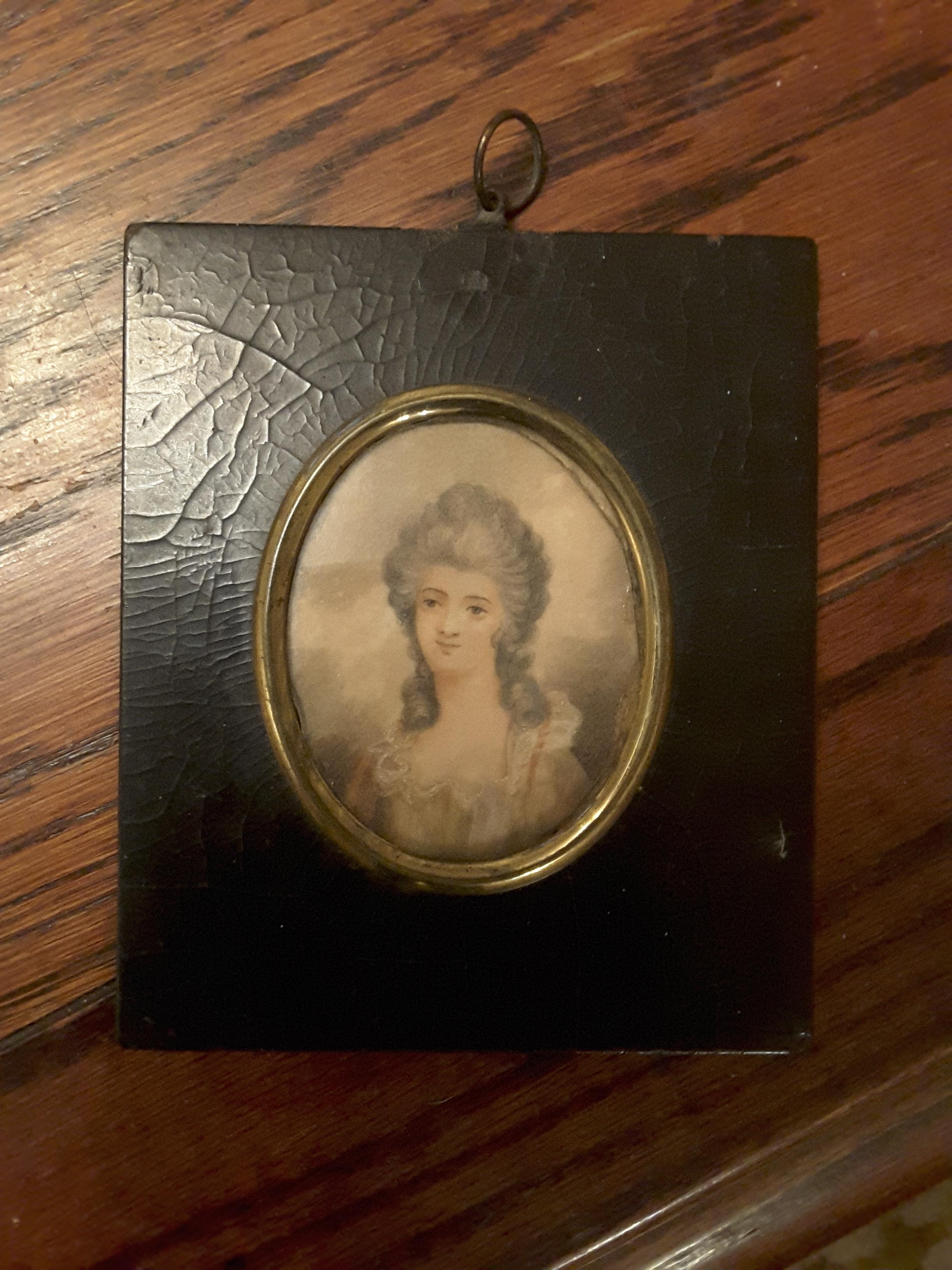 PORTRAIT MINIATURE OF AN 18th CENTURY LADY - Image 4 of 6