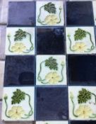 5 English Victorian Tiles Fire Place chimney inset etc bright colours