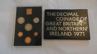 1971 DECIMAL COINAGE OF GREAT BRITAIN & NORTHERN IRELAND