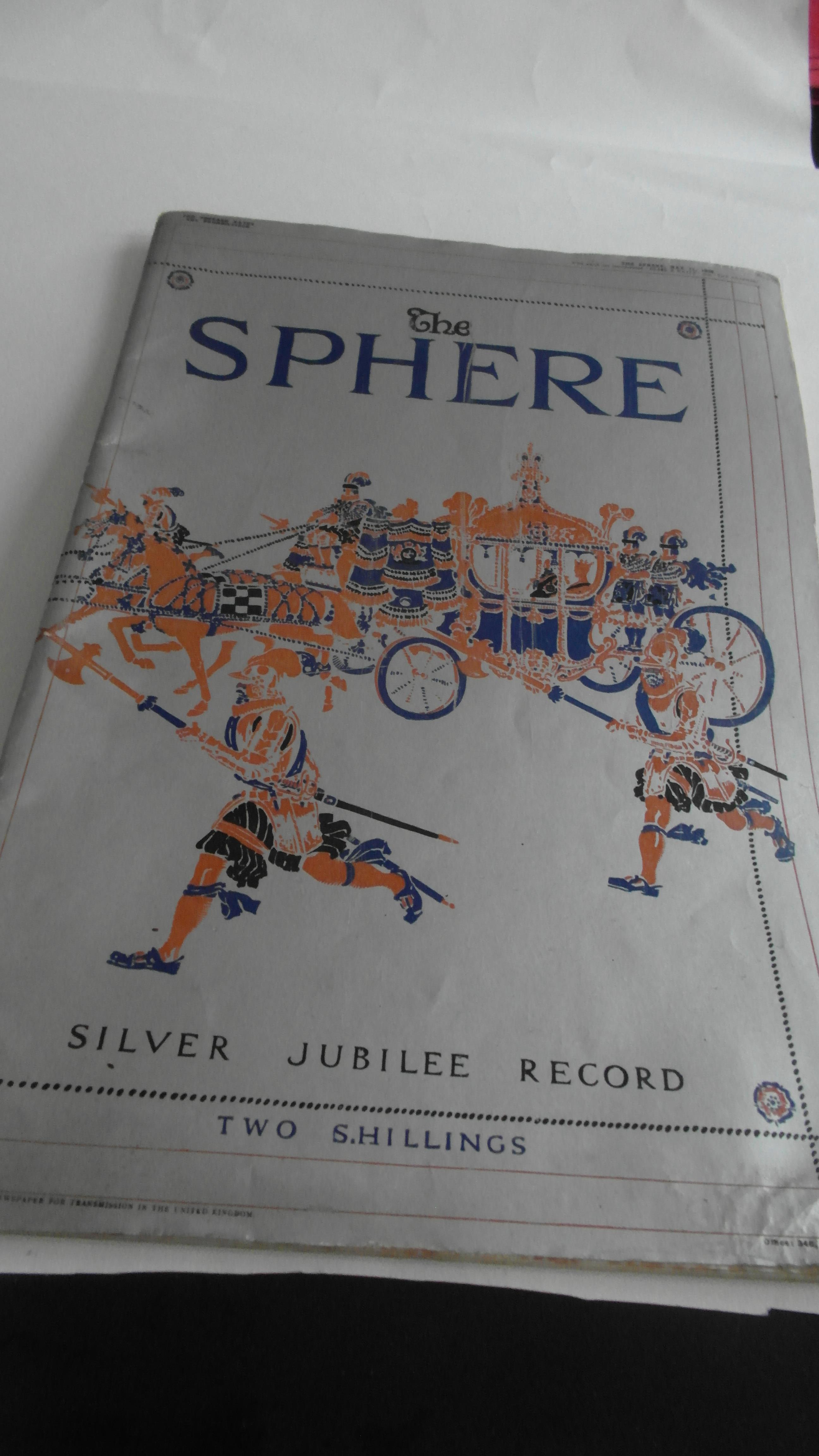 1935 THE SPHERE SILVER JUBILEE RECORD 1935