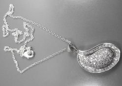 Silver chain and pendant