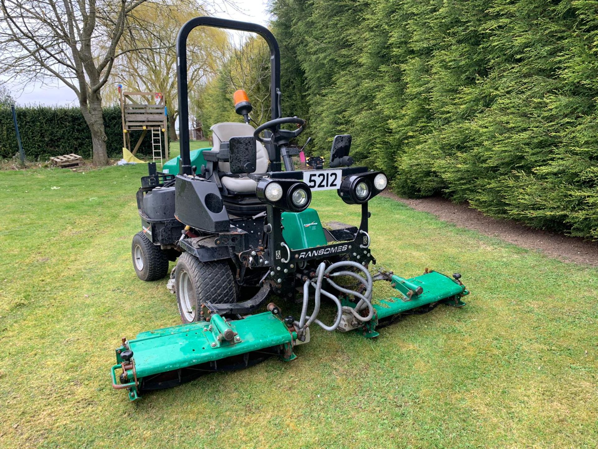 Ransomes Highway 3 diesel ride-on mower. 4x4