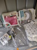 Flat Head & Love nest pillows, Joseph Joseph Cupboard store, Waterproof liner – Approx rrp £80