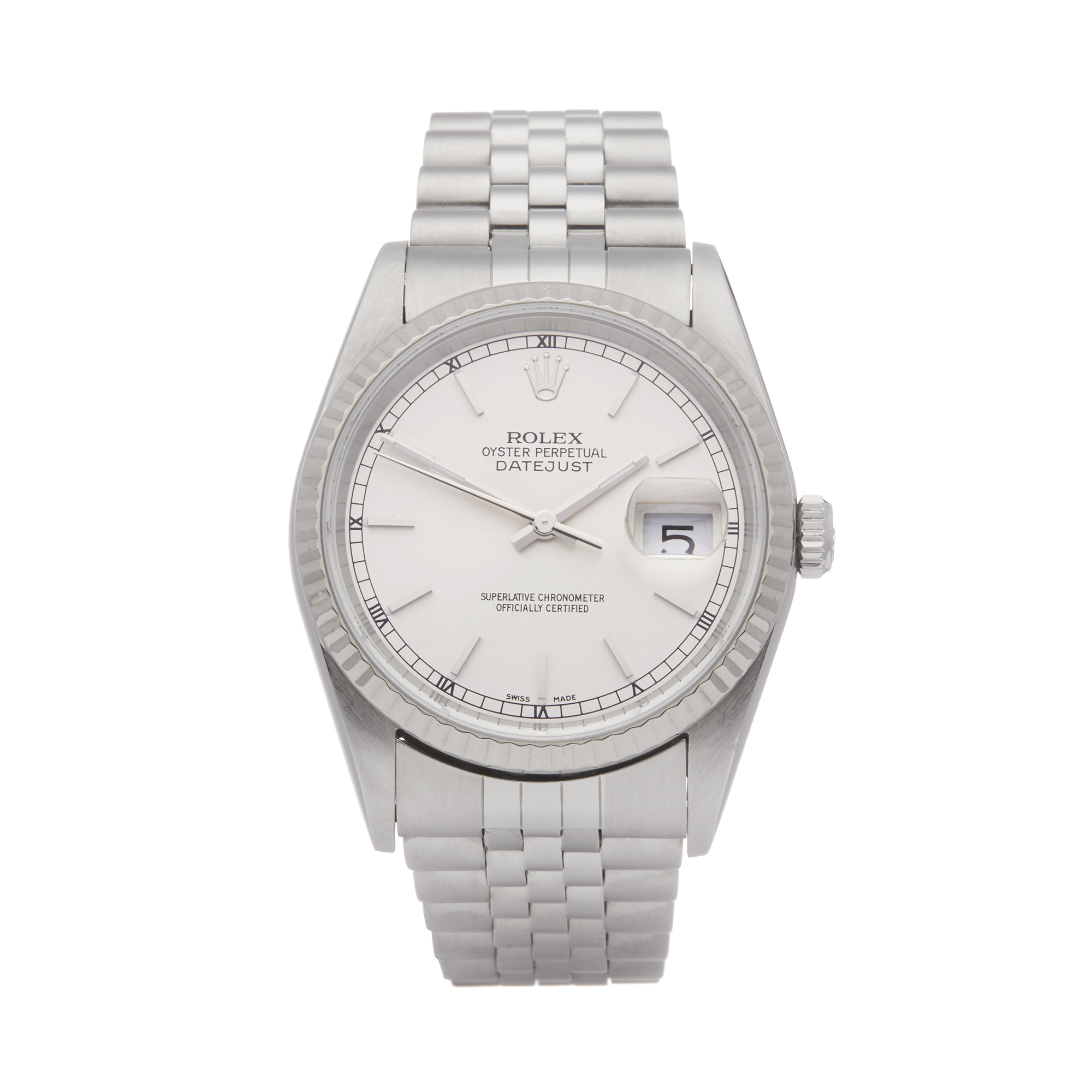 Rolex Datejust 36 16234 Unisex Stainless Steel Watch