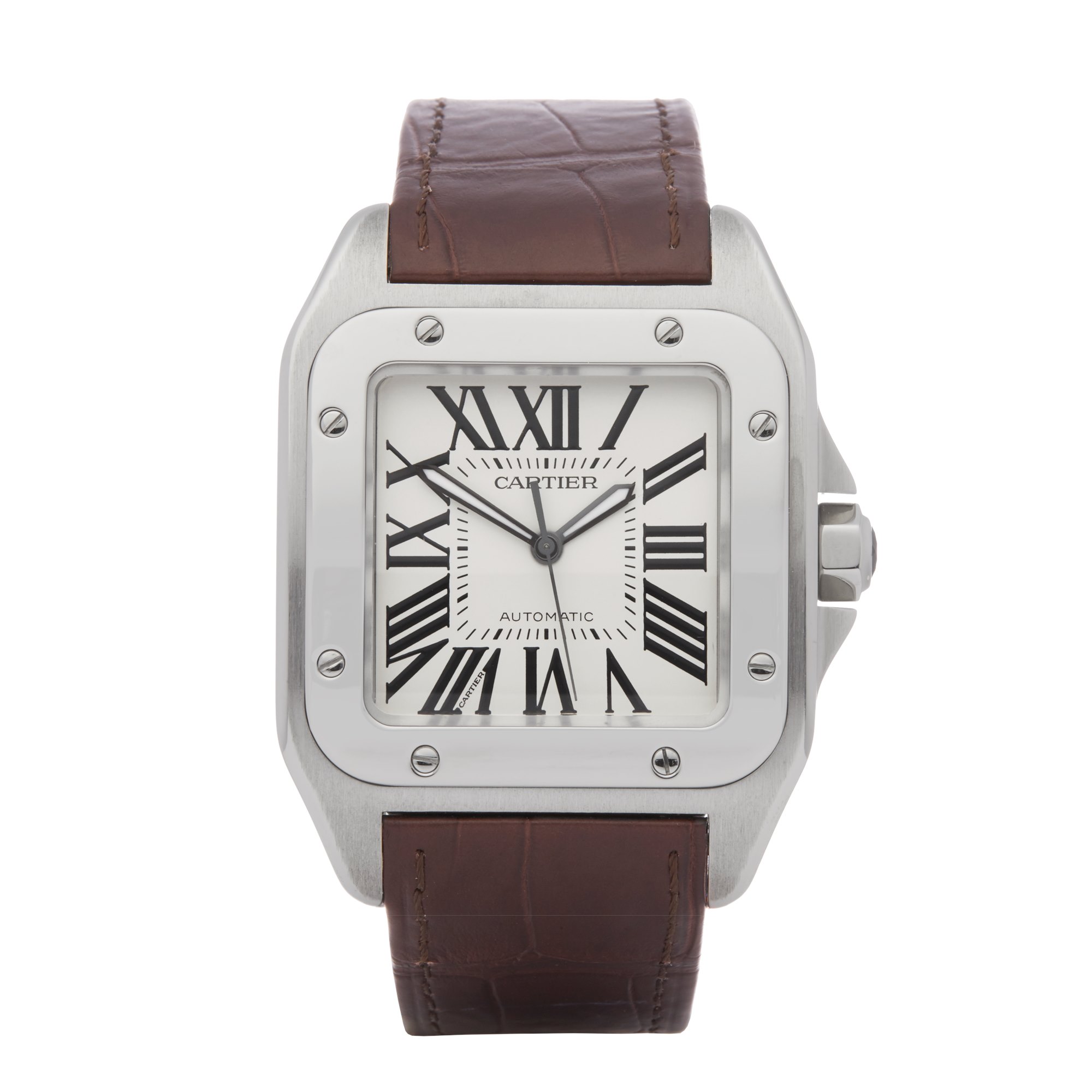 Cartier Santos 100 2656 or W20073X8 Men Stainless Steel Watch