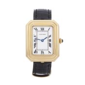 Cartier Cristallor 7809 Ladies Yellow Gold Paris Mecanique Watch