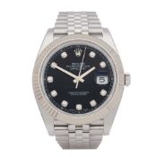 Rolex Datejust 41 126334 Men Stainless Steel Diamond Watch