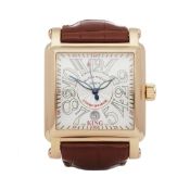 Franck Muller King Conquistador Cortez 10000K Men Rose Gold Watch