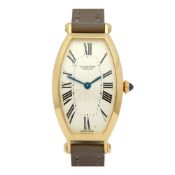 Cartier Tonneau 2451B Ladies Yellow Gold Mecanique Watch