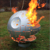 Death Star Steel Fire Pit Sphere