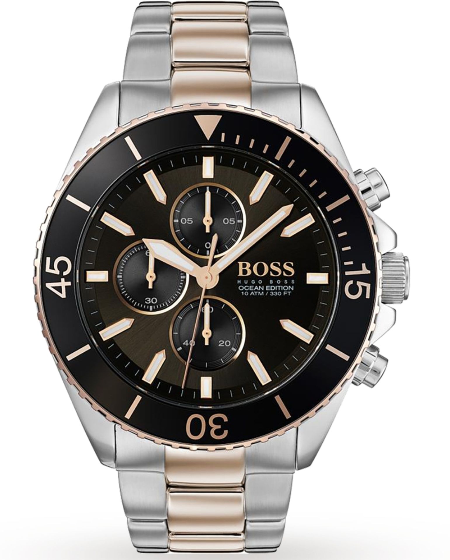 Hugo Boss 1513705 Men's Ocean Edition Two Tone Bracelet Chronograph Watch