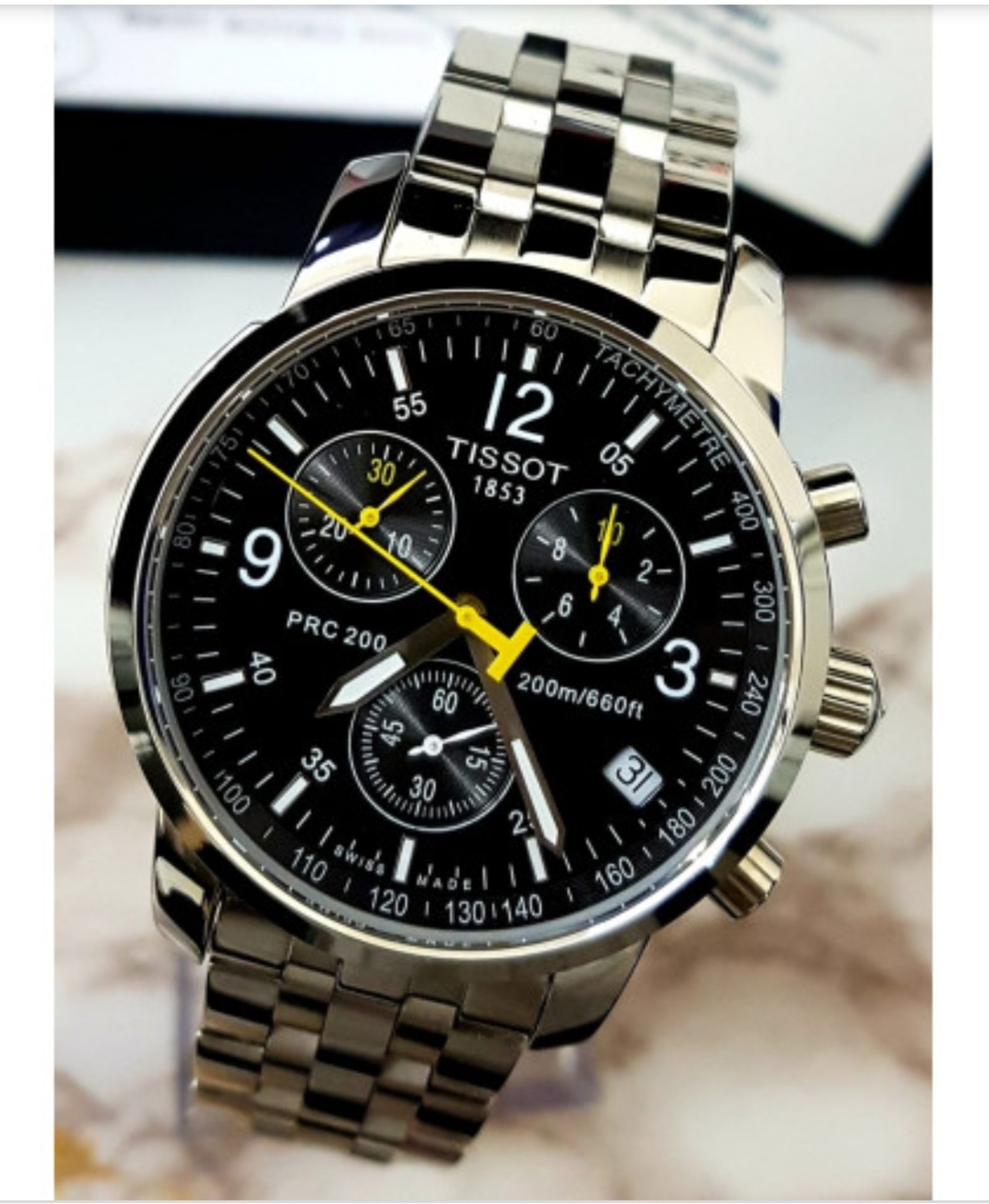 Tissot T17.1.586.52 PRC 200 Men's Chronograph Quartz Watch - Image 3 of 11
