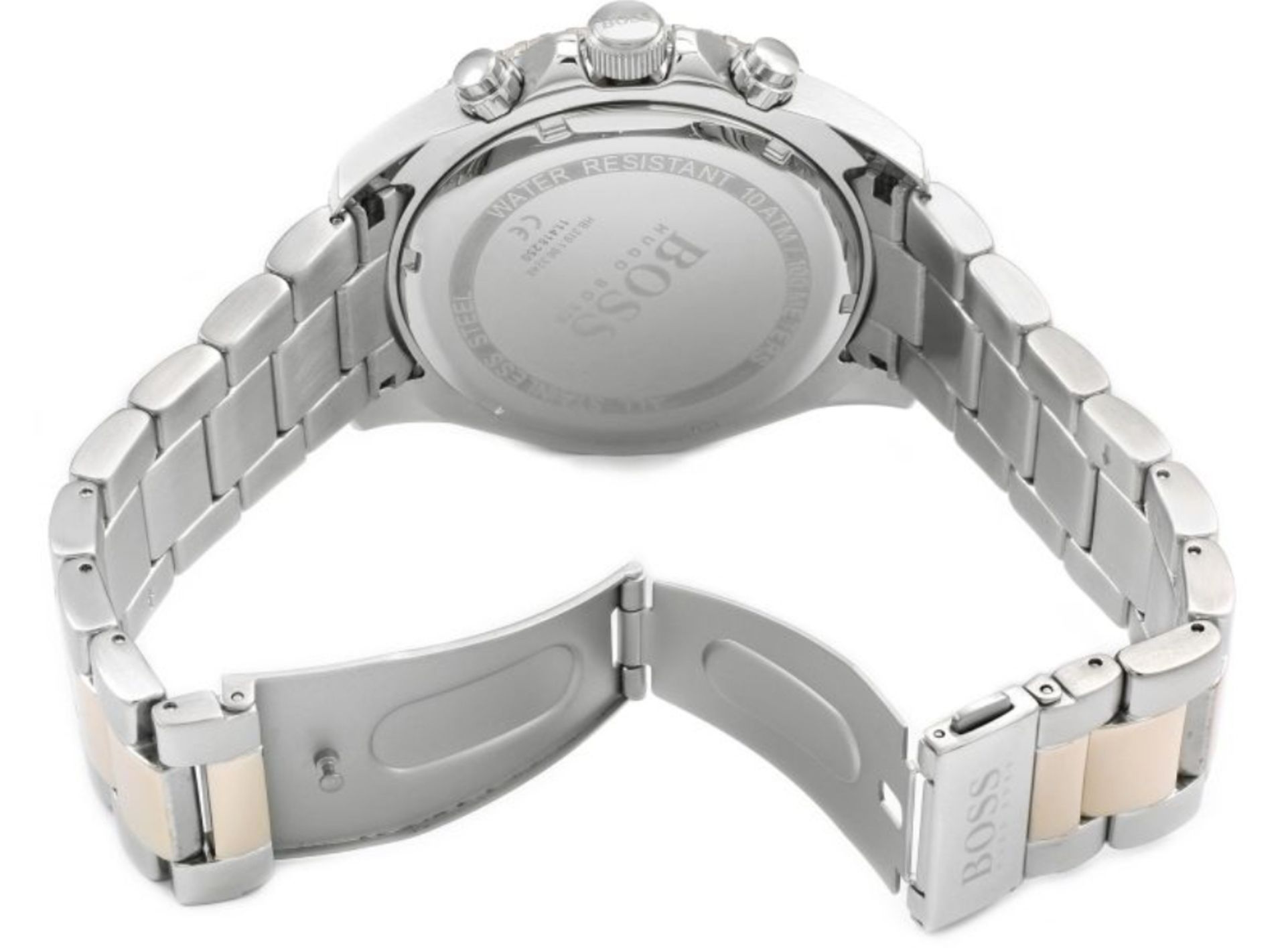 Hugo Boss 1513705 Men's Ocean Edition Two Tone Bracelet Chronograph Watch - Image 7 of 7