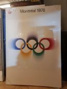 Montreal '76 Olympics Print On Canvas. 700X1000mm