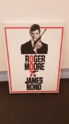 Roger Moore As James Bond Canvas Print (600 X 800 X 20mm)