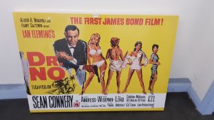 James Bond Dr No Canvas Print (1200 X 600 X 25mm)