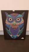 Michael The Magical Owl Canvas Print By Mulga 2014 (600 X 800 X 20mm)